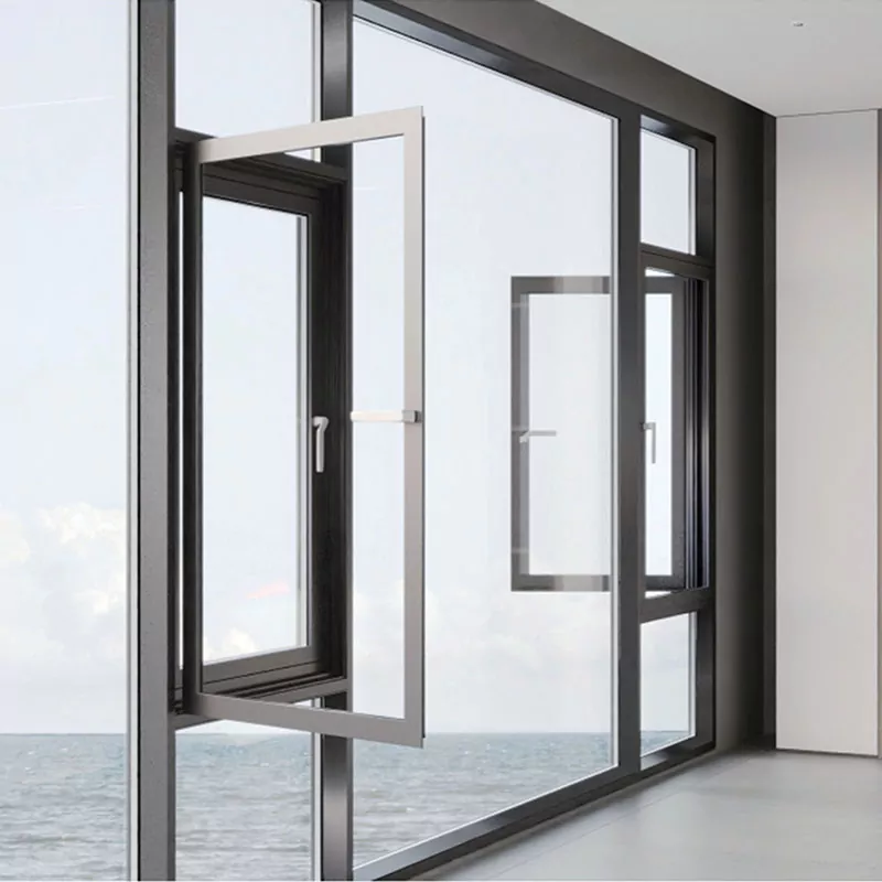 Gebogen aluminium casement vensters