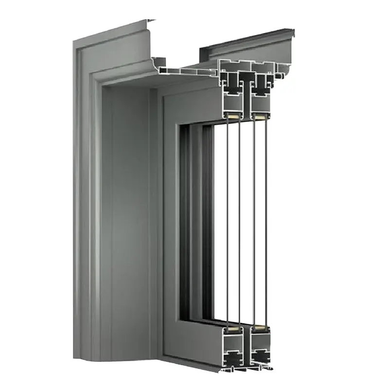 Houdige schuifdeur van diepte 105 mm