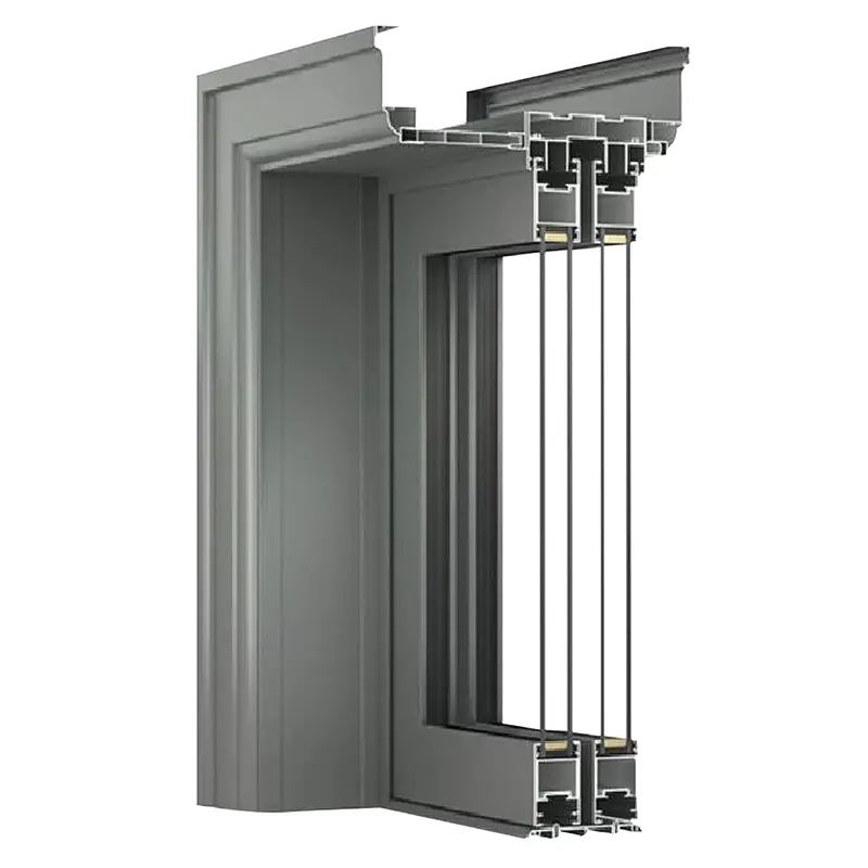 Houdige schuifdeur van diepte 130 mm